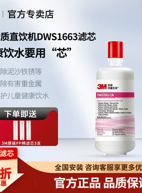 3M净水器DWS1663-CN滤芯通用替换DWS2000-CN 2598 2098主滤芯