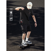 圆领短袖 KERWATS品牌大码 男女无性别字母印花休闲风T恤宽松型美式