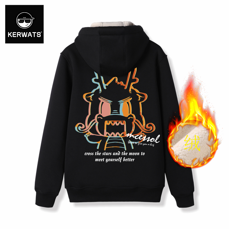 加绒别龙花国可维大码夹克无性