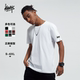 圆领短袖 口印花简约夏季 T恤 男女情侣字母袖 KERWATS可维斯品牌大码