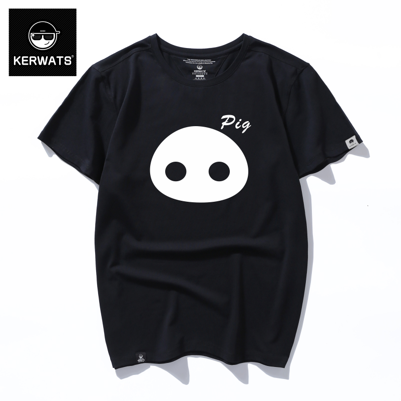 加肥加大大码短袖男装体恤圆领