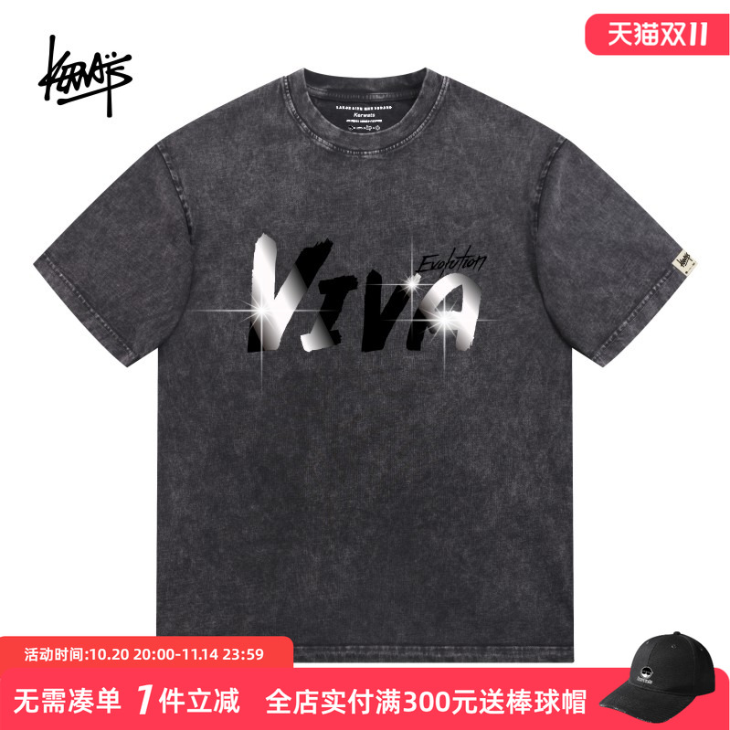 半袖做旧谢霆锋演唱会短袖上衣