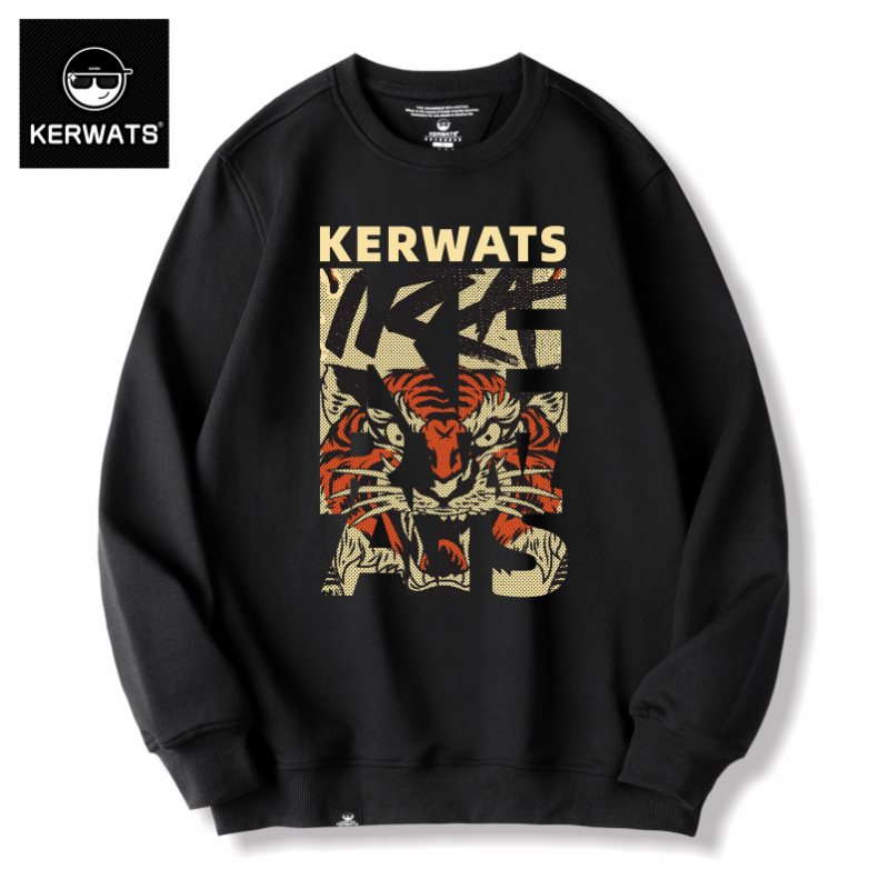 老虎头衣男大码百搭秋冬季长袖