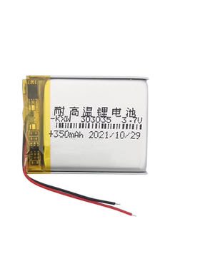 303035聚合物锂电池行车记录仪BL960凌度F8适用大容量充电内置3.7v