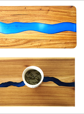 树脂桌面木雕摆件茶盘工艺品定制