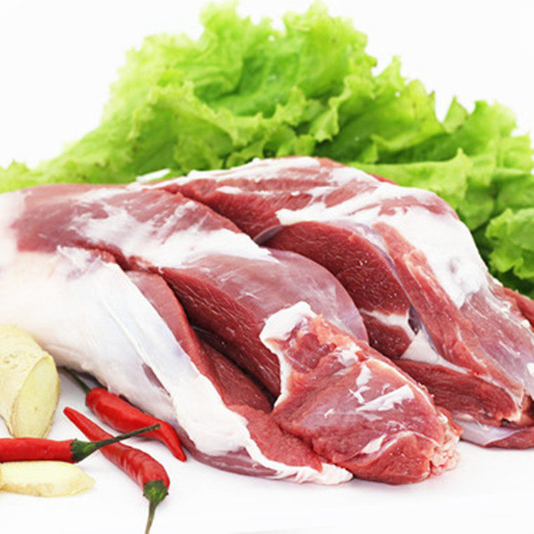 清真 《当天现宰》宁夏滩羊肉新鲜羊后腿生烧烤羊排腿骨肉肉串6斤