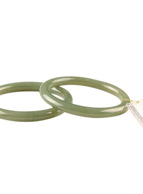 西玉和田玉籽料玉镯手镯少女送礼