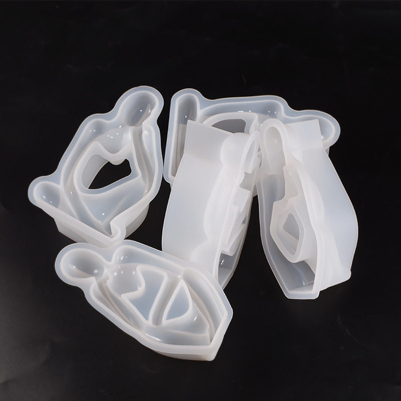 diy水晶滴胶树脂石膏人体蜡烛摆