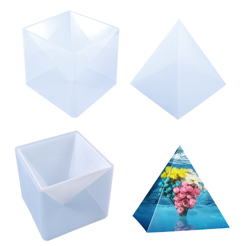大金字塔硅胶模具10cm15cmdiy摆