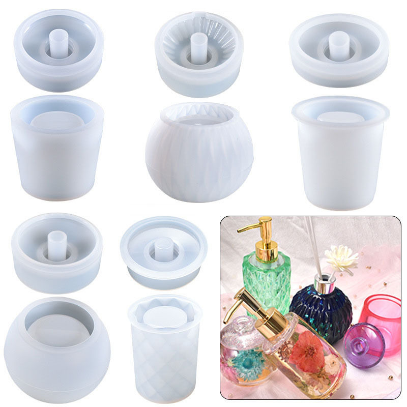 diy水晶滴胶模具乳液瓶子香薰瓶
