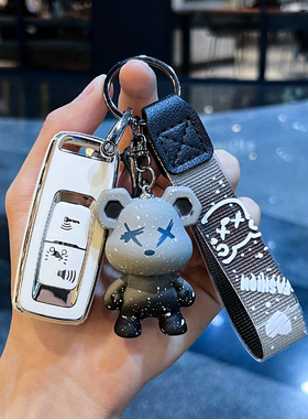 适用本田摩托车PCX160钥匙套click150 lead125钥匙保护扣壳