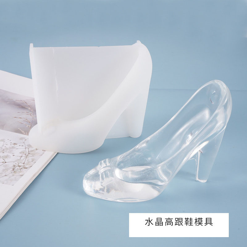 diy水晶滴胶模具高跟鞋立体公主