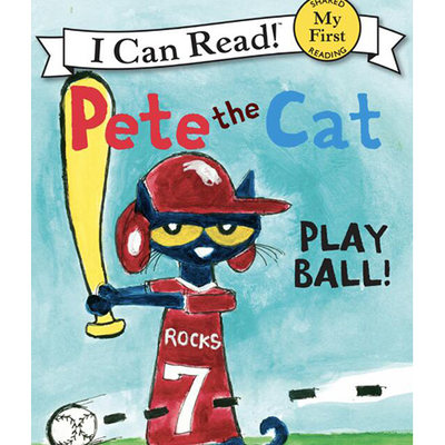 Pete the Cat Play Ball英文绘本资源PPT素材