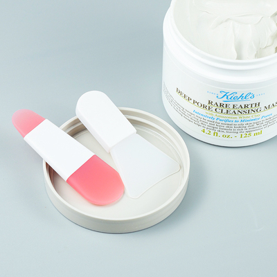 迷你便携式短柄眼霜硅胶面膜刷