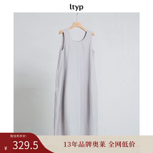 100%棉寬松U領(lǐng)無(wú)袖 連衣裙女 新店專享福利NO.107 ltyp旅途原品