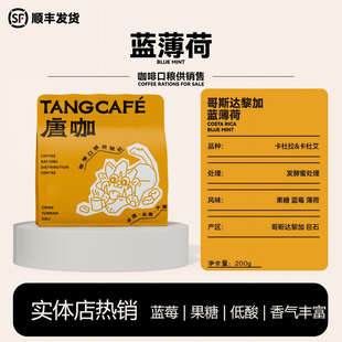 大理唐咖哥斯达黎加蓝薄荷实体热销款 高端精品手冲咖啡豆粉