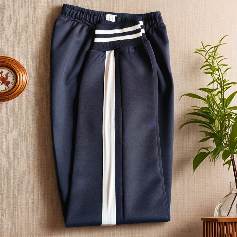 一道宽白色条杠初高中生小