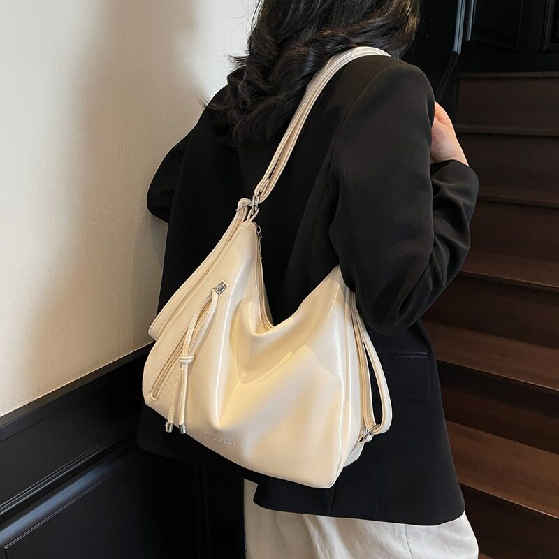 单肩包女小众设计多功能双肩背包