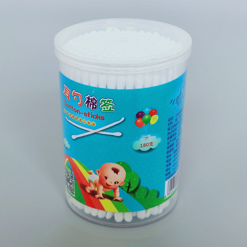 10件包邮 小艾纸轴儿童棉签耳棉签/棉棒/棉包
