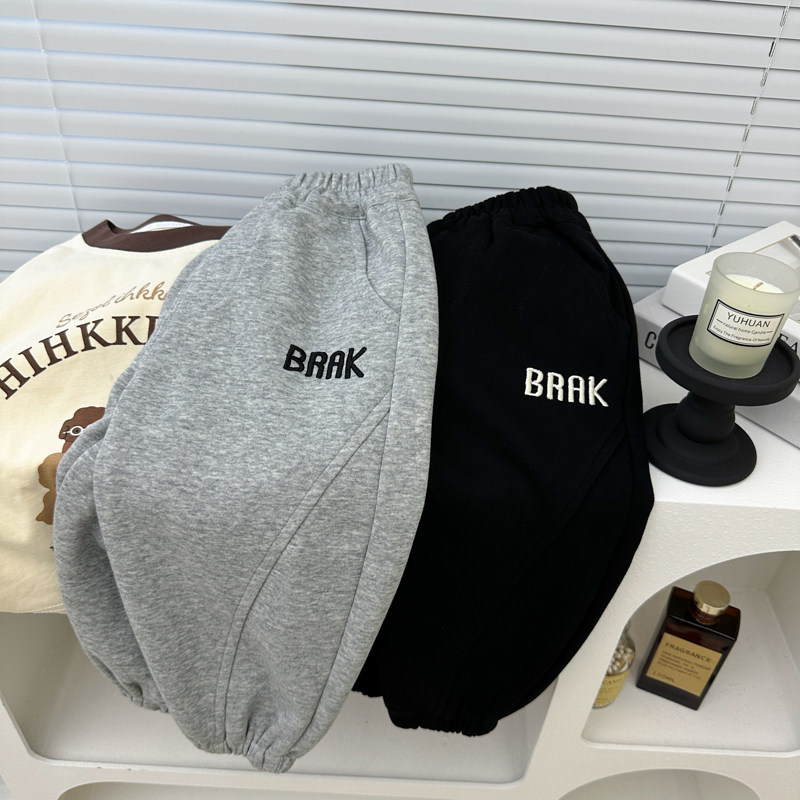 男童春秋装卫裤2025新款儿童宽松洋气百搭加绒裤休闲秋冬束脚裤潮,童装/婴儿装/亲子装,裤子,淘宝优惠券,粉丝福利购,淘宝优惠卷