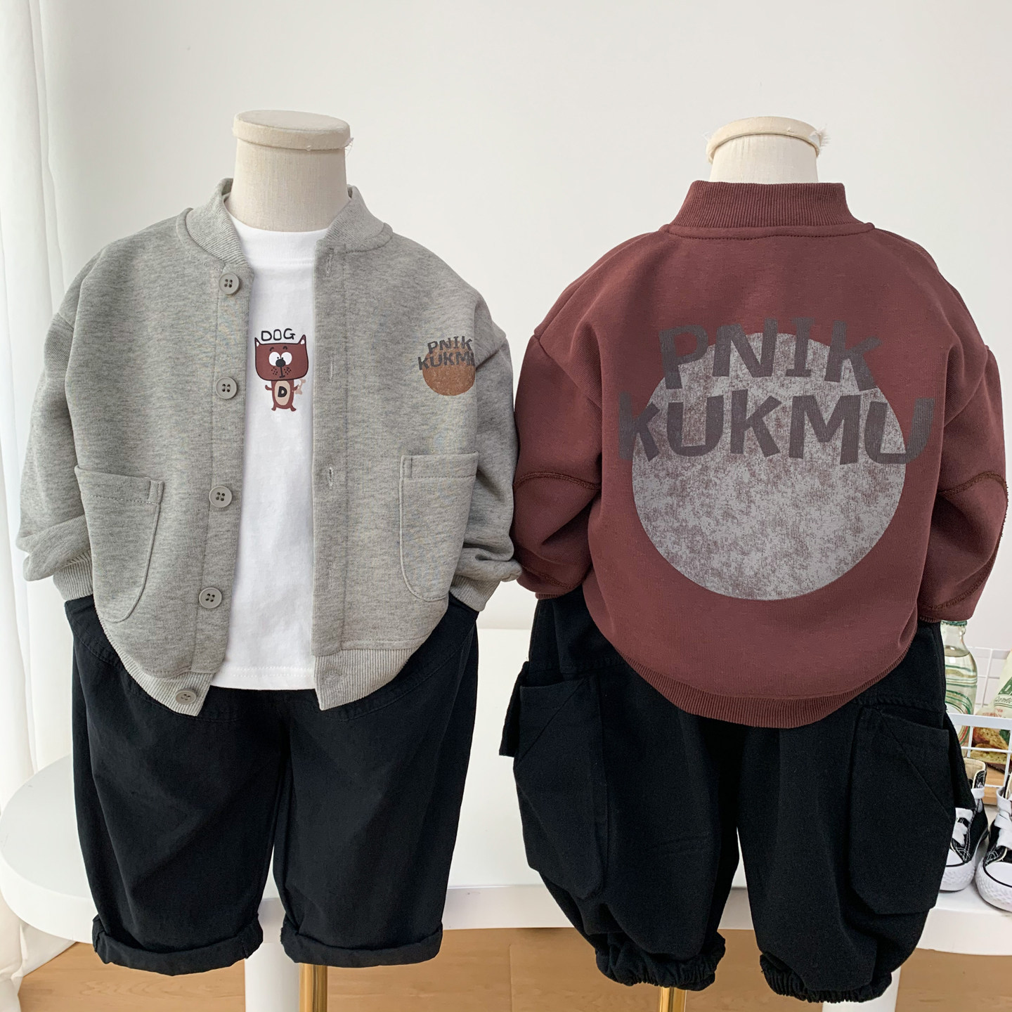 男童春秋开衫卫衣2025新款儿童棉布薄款夹克男孩宝宝洋气秋装上衣