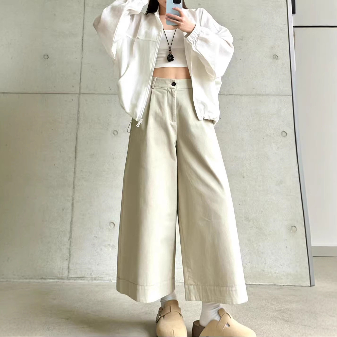 26春款休闲裤女宽松休闲韩版学院风九分裤新款裤子慵懒风裤子时尚