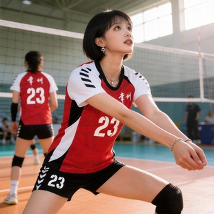 2026对球数码印排球服套装男女短袖沙滩无袖气排球手球服DIY