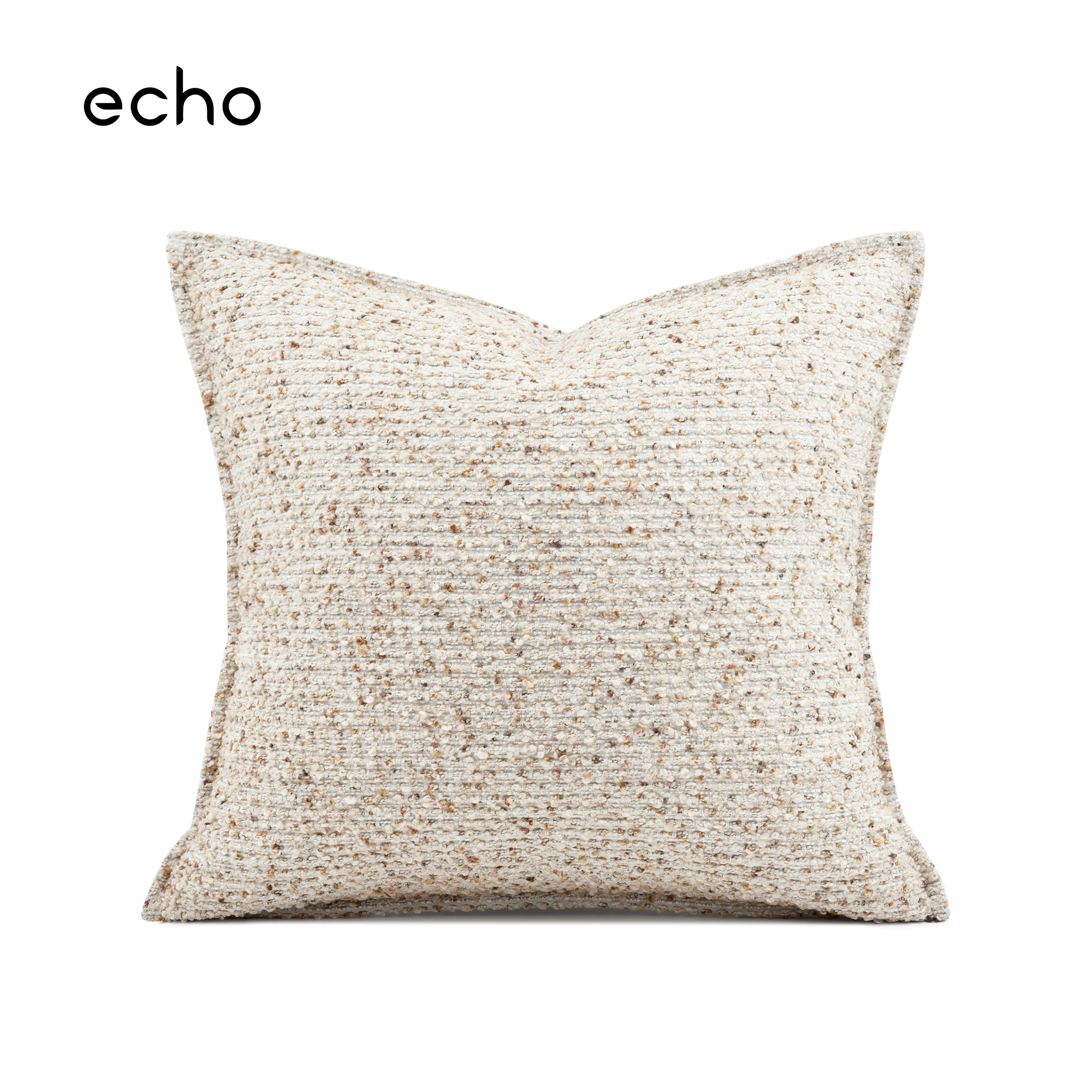 侘寂风样板房沙发抱枕靠垫套