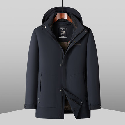 冬季特大码中老年爸爸装羽绒服男宽松加肥加大200-300斤胖子外套