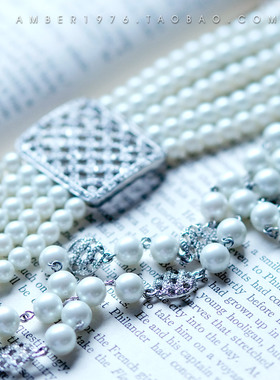 小众品牌风质感镀白金复古项链