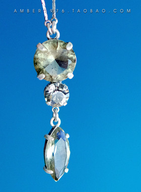 No.245 pilgrim 欧美风合金镀银人造复古水晶项链