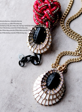 童话重工珐琅釉手链黑玛瑙