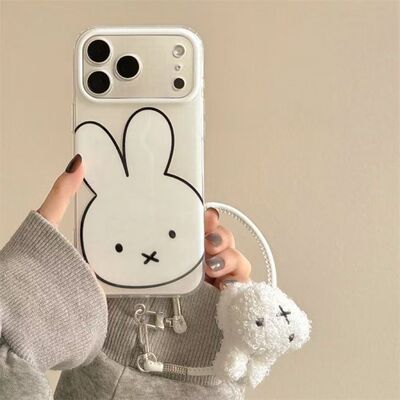 可爱米菲兔适用OPPORealme15手机壳女V70V60V23V50新款高级感GTneo5创意个性13/12pro防摔Q3s保护套7se可爱风