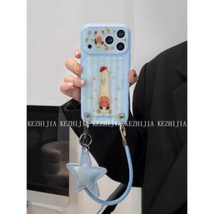 适用iPhone17/16Pro手机壳白底格子猫咪表情苹果17promax男女16promax保护套16亮面15Pro趣味可爱15硬底