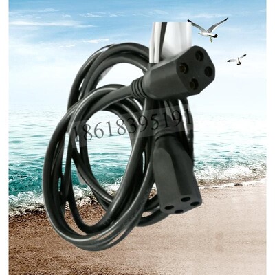 现货UV紫外线杀菌灯座单端四针脚T5陶瓷灯头带线接头G10q四孔插头