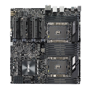 C621主板 华硕 C621E SAGE支持双路至强支持4路SLI CF工作站