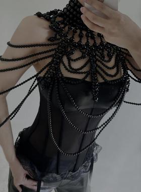 2024亚马逊新款修身型露背欧美百搭珍珠吊带背心Z3794