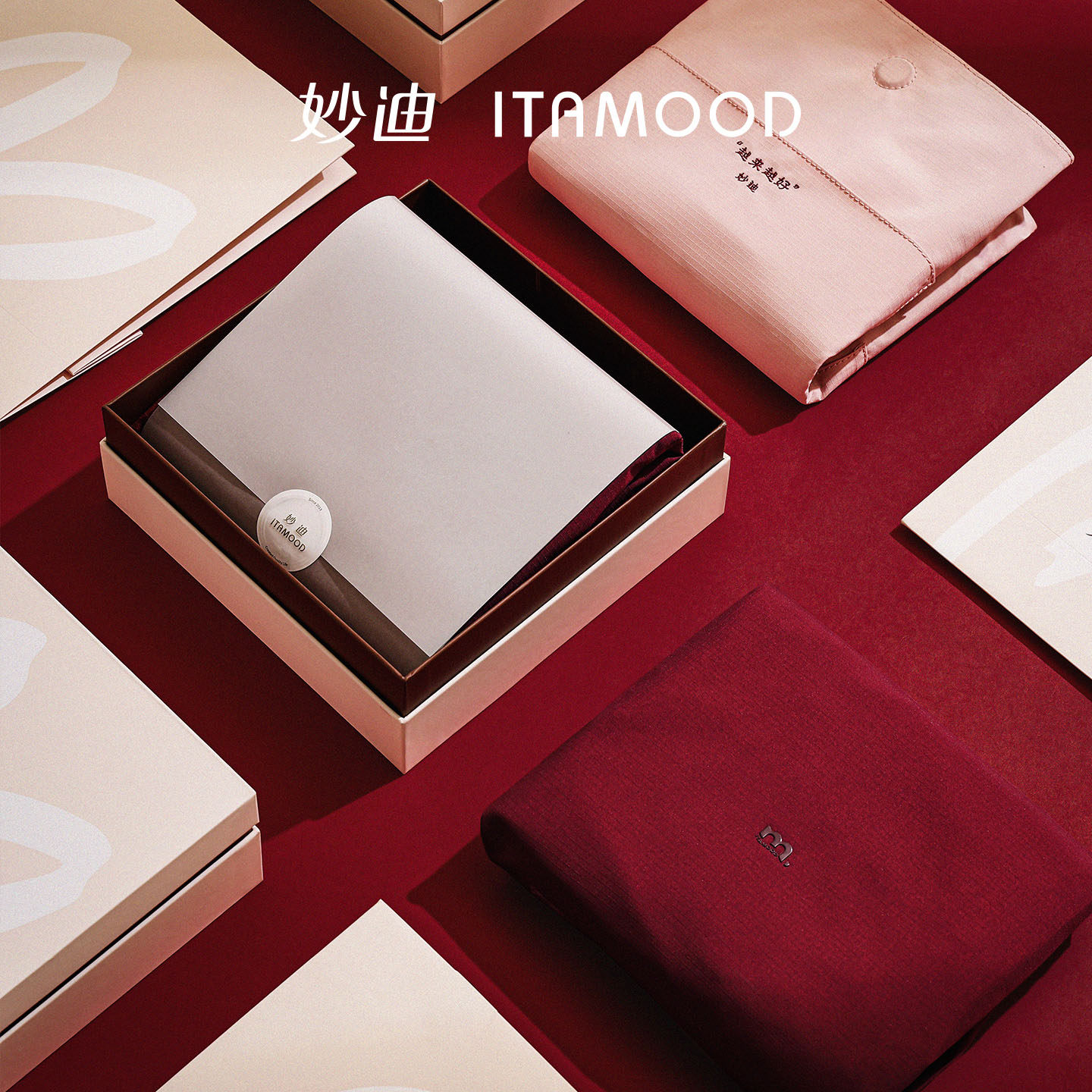 【马年本命年礼物】妙迪红色包包生日送女友送闺蜜礼品布包托特包,箱包皮具/热销女包/男包,托特包,淘宝优惠券,粉丝福利购,淘宝优惠卷