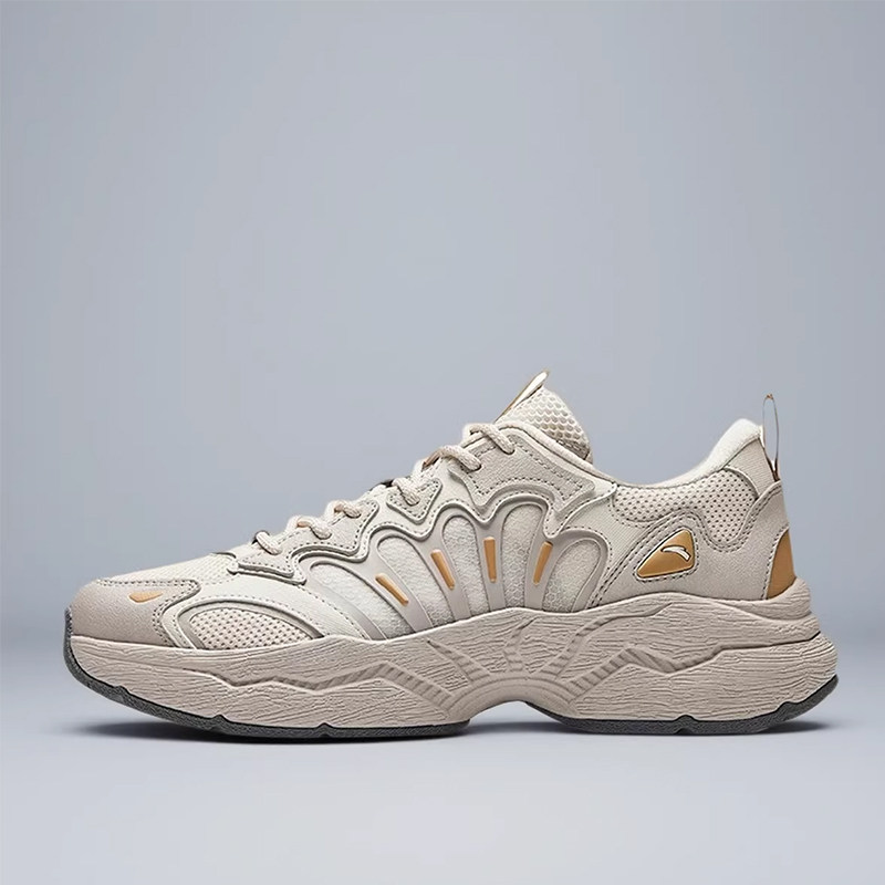 安踏2025春秋新款安踏陨石丨复古网面休闲鞋男款运动鞋112538851