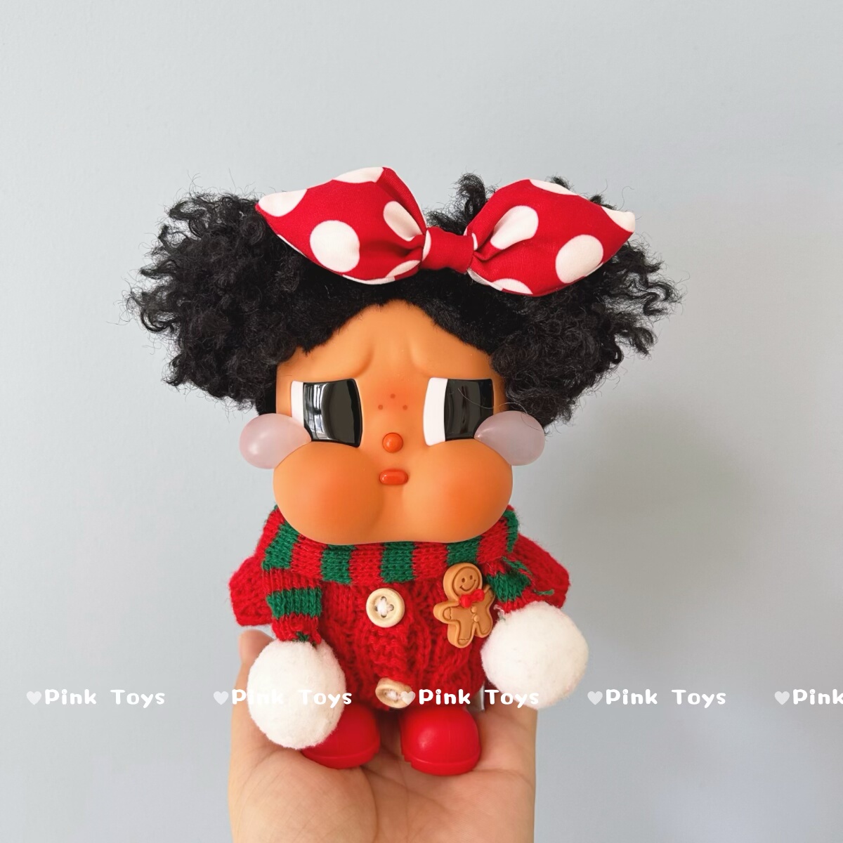 CRYBABY哭娃度假Vacation Mode On搪胶恋夏一族娃衣圣诞毛衣着替