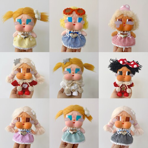 CRYBABY哭娃度假Vacation Mode On搪胶恋夏一族娃衣吊带裙着替