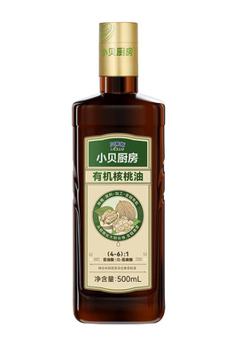贝蒂斯小贝厨房有机核桃油500ml