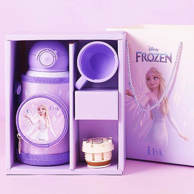 新迪士尼冰雪奇缘双盖保温杯儿童