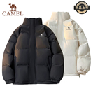 骆驼羽绒服男冬季短款2025新款休闲宽松棉服连帽冬装加厚棉衣外套