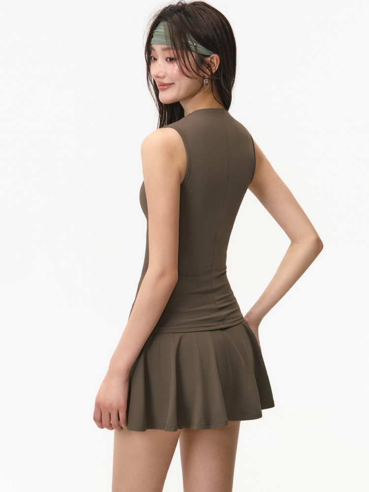 New Quick-Drying Tennis Sports Skirt Women's Summer Outdoor Running Training Fitness Skirt Yoga Skirt