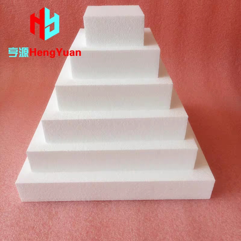 4-6-8-10寸假体泡沫蛋糕模型 烘焙翻糖裱花体方形抹面胚定制模具