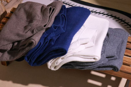 【LU】 羊绒小桂花针直筒裤