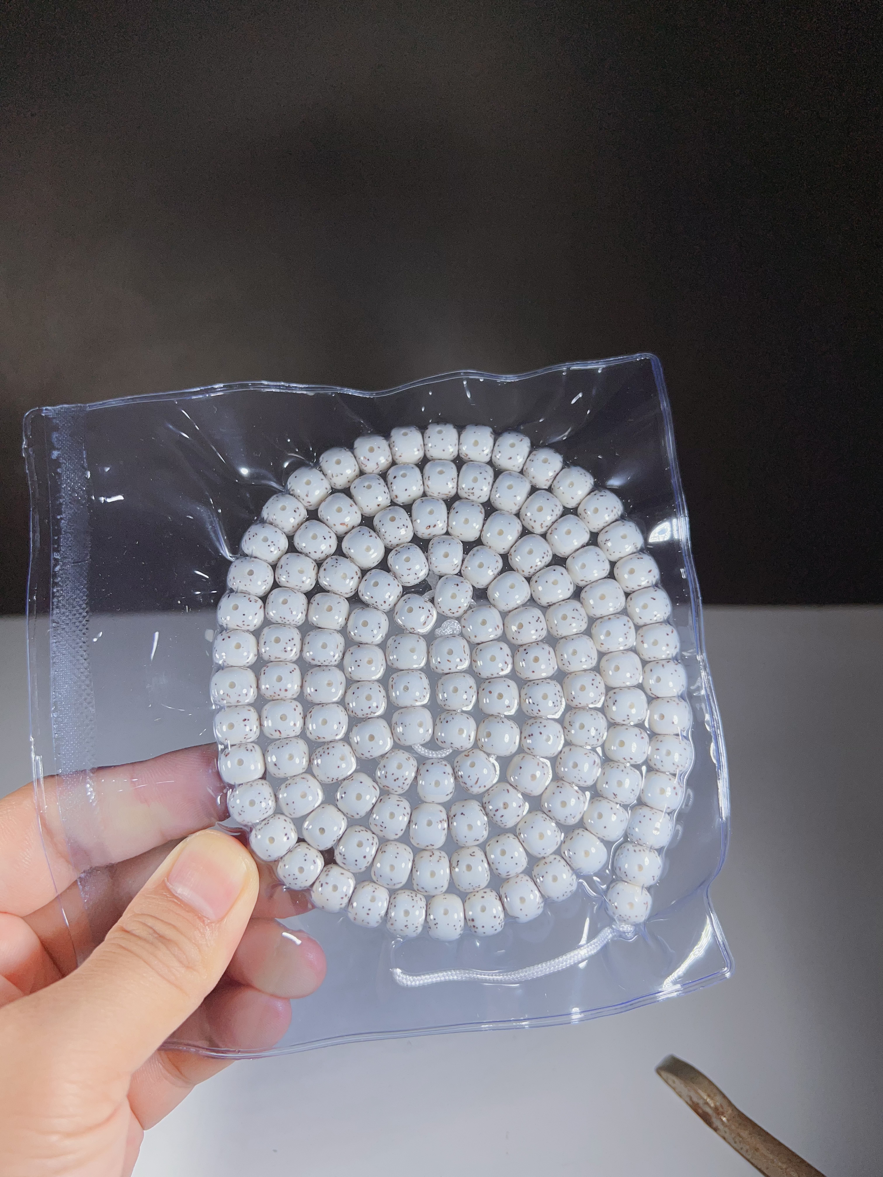 星月菩提脱脂9×8桶珠（一物一图）