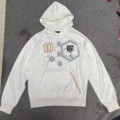 足球系列 老版 男子 乐途 聚酯防风加绒保暖套头卫衣 LOTTO