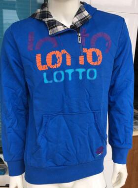 lottosport 乐途 男子 经典logo系列 假领套头卫衣 EWDF029-1